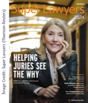 Kathy McArthur named to be the 2024 Cover Story Attorney fr Super Lawyers - For ALL practice areas in Georgia