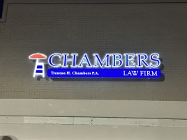 Chambers Law Firm Sign