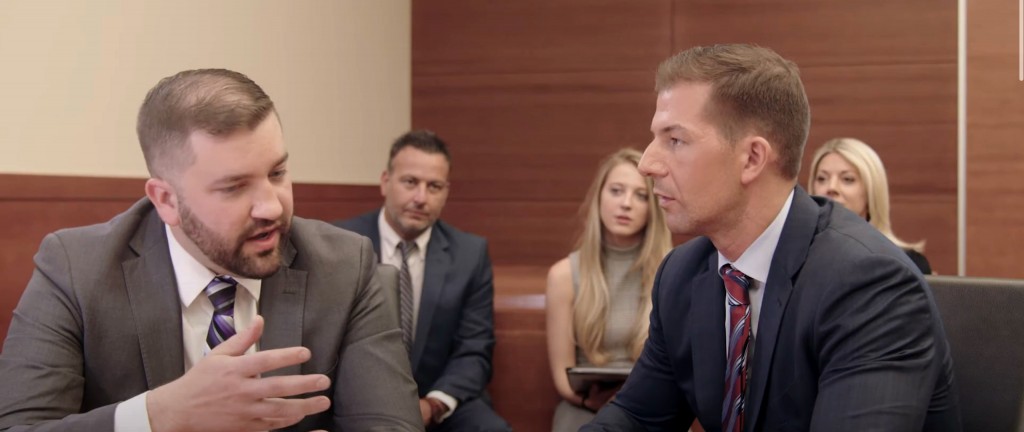 Tamas Tabor and Brian Joslyn in Court