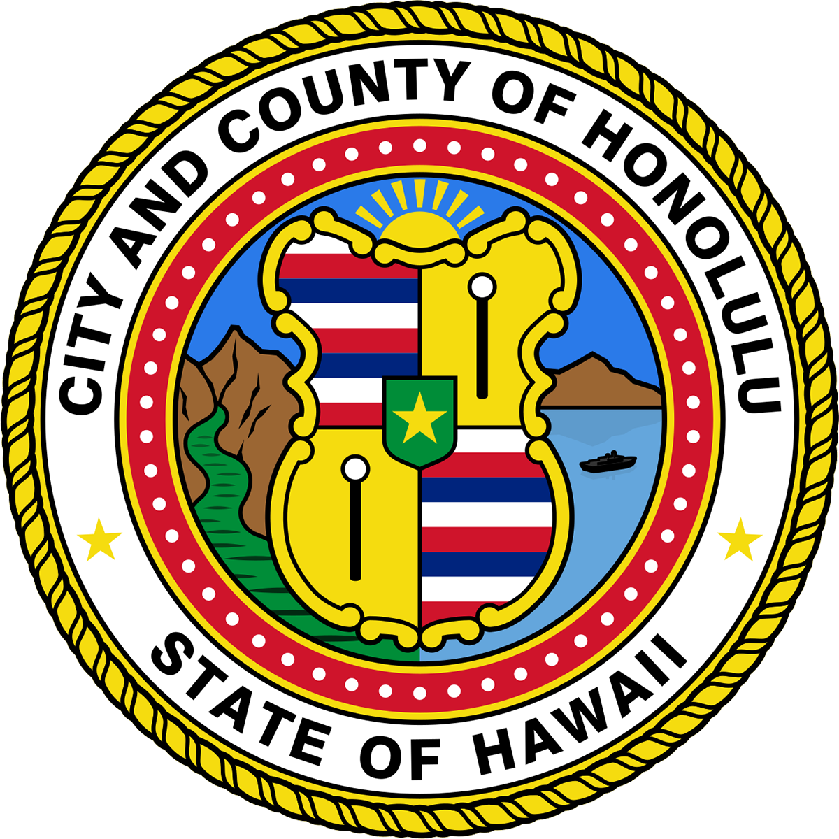 Honolulu County Government Logo